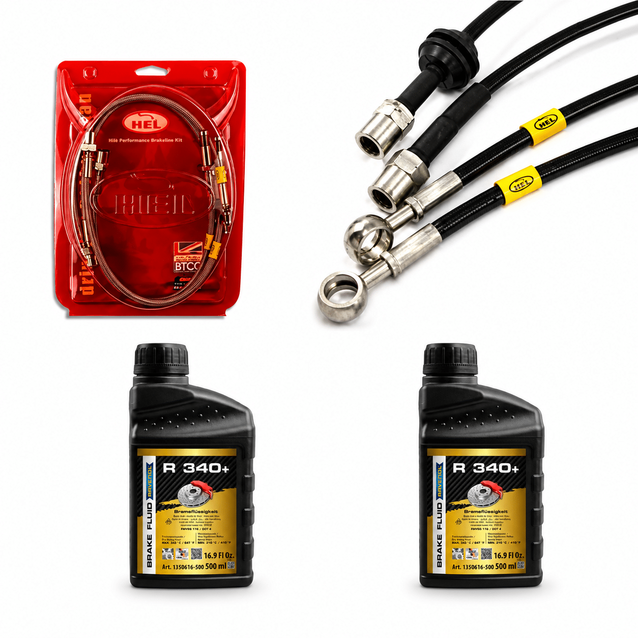 Pack latiguillos con liquido ravenol